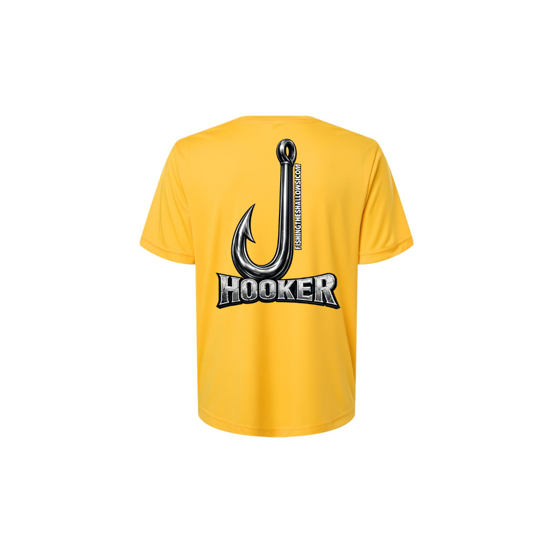 Hooker – Women's Short Sleeve in Campus Gold - back view