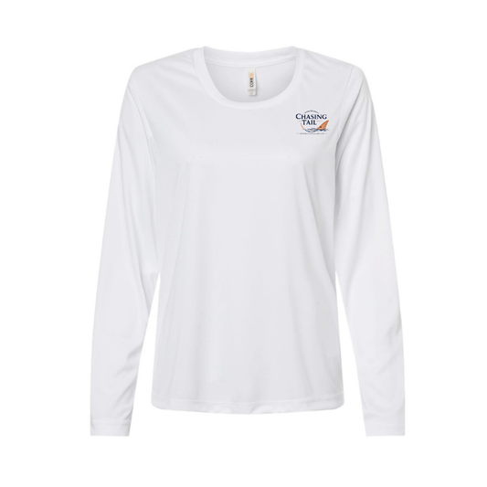 Diving Redfish – Women's Long Sleeve — front