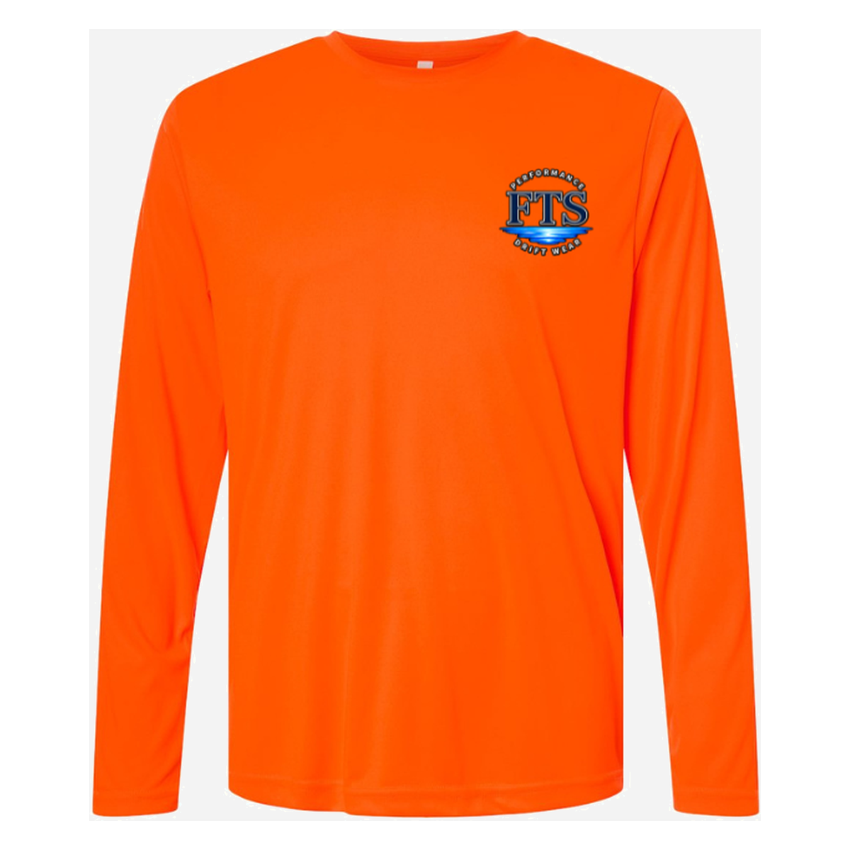 Florida Fisherman – Men's Long Sleeve - Safety Orange - Front
