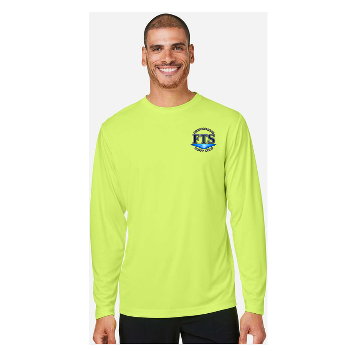 Florida Fisherman – Men's Long Sleeve - Safety Yellow - Front