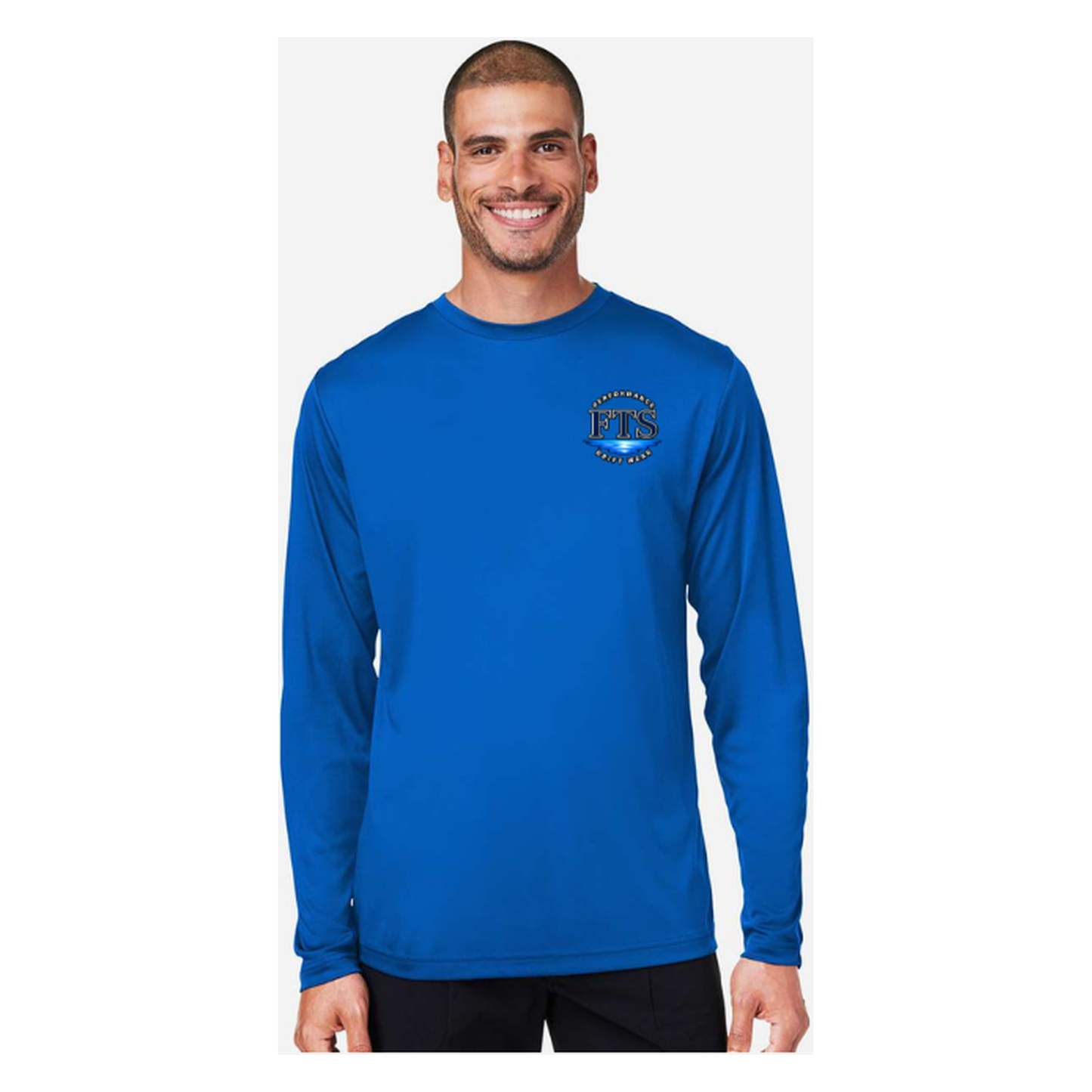 Florida Fisherman – Men's Long Sleeve - True Royal - Front