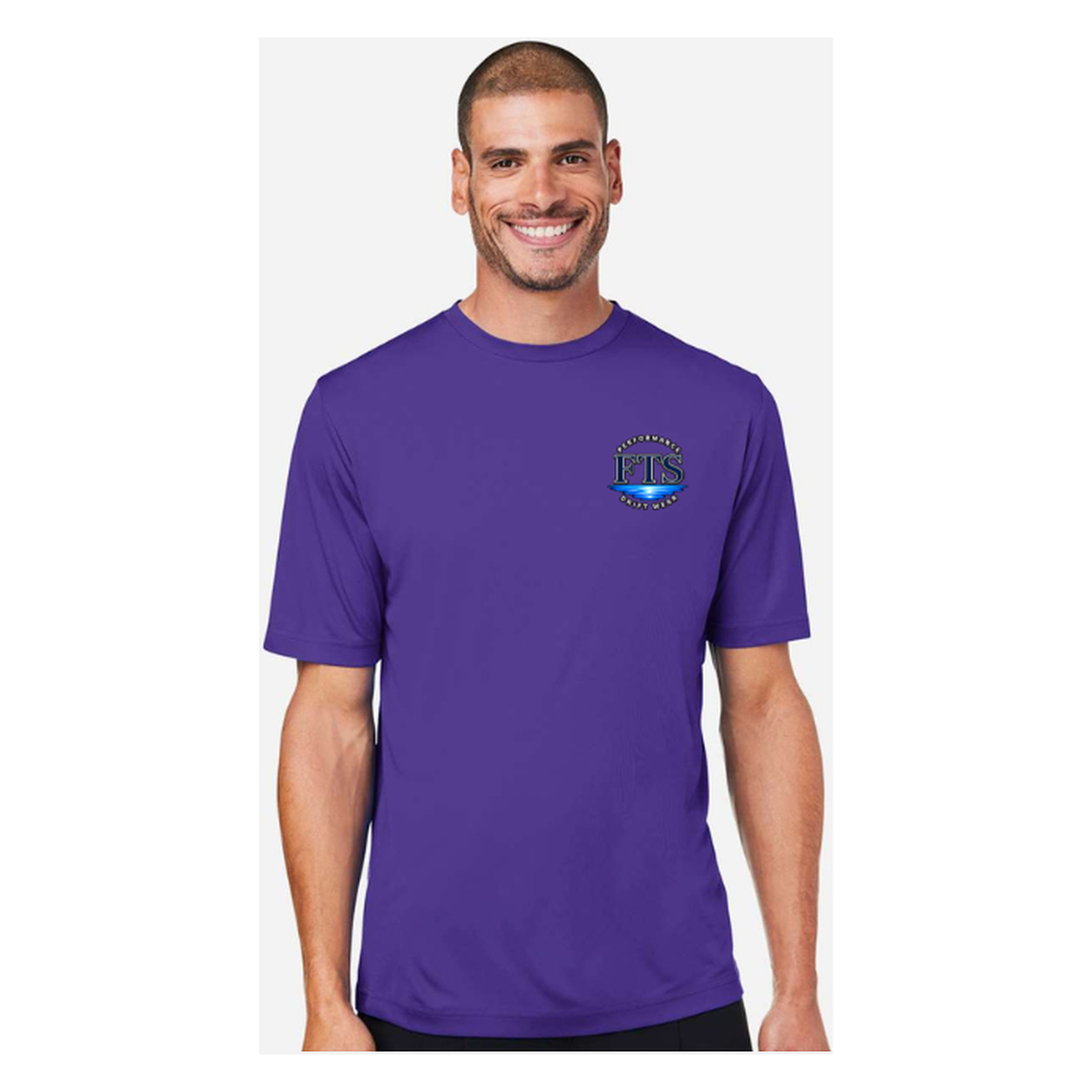 Florida Fisherman – Men's Short Sleeve - Campus Purple - Front