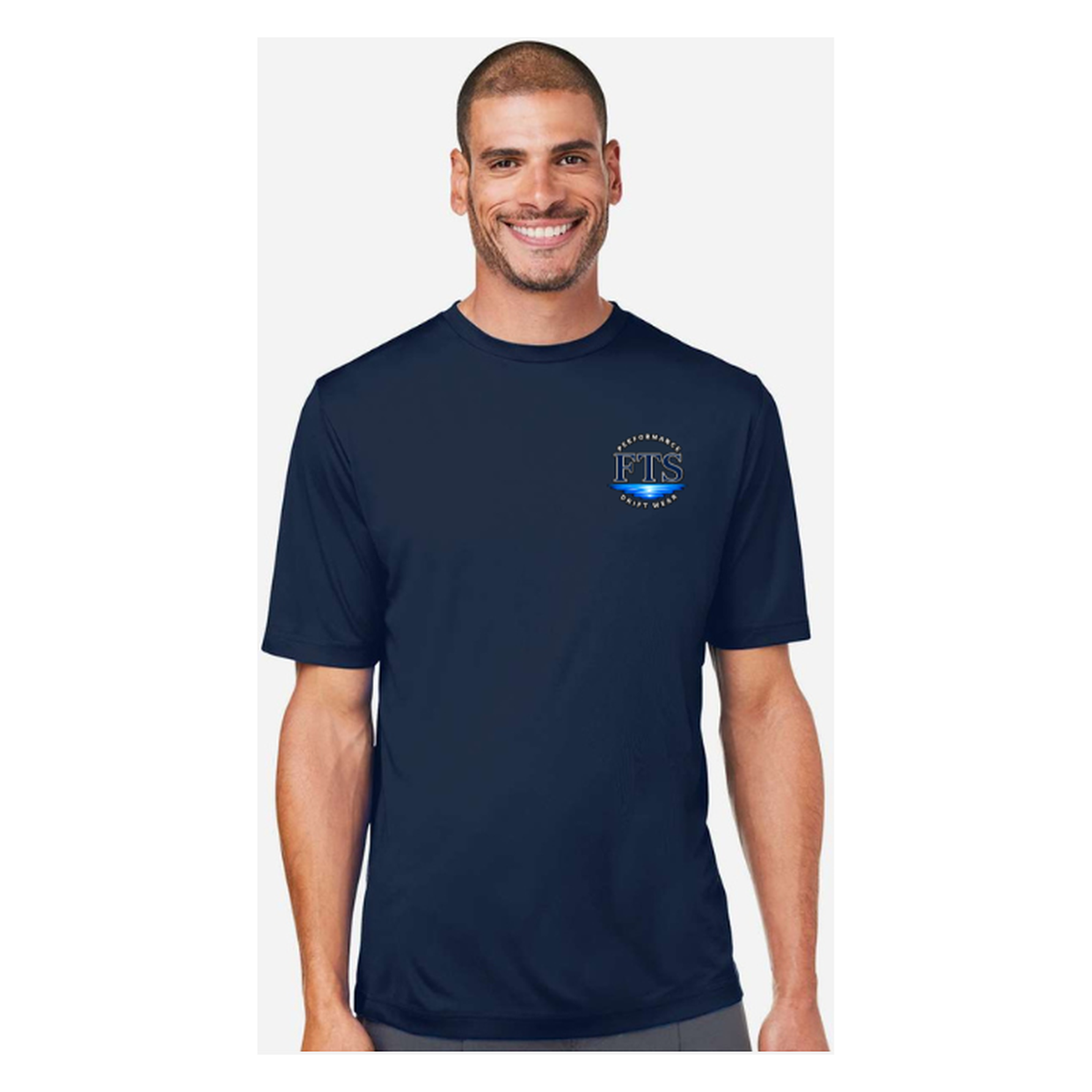 Florida Fisherman – Men's Short Sleeve - Classic Navy - Front