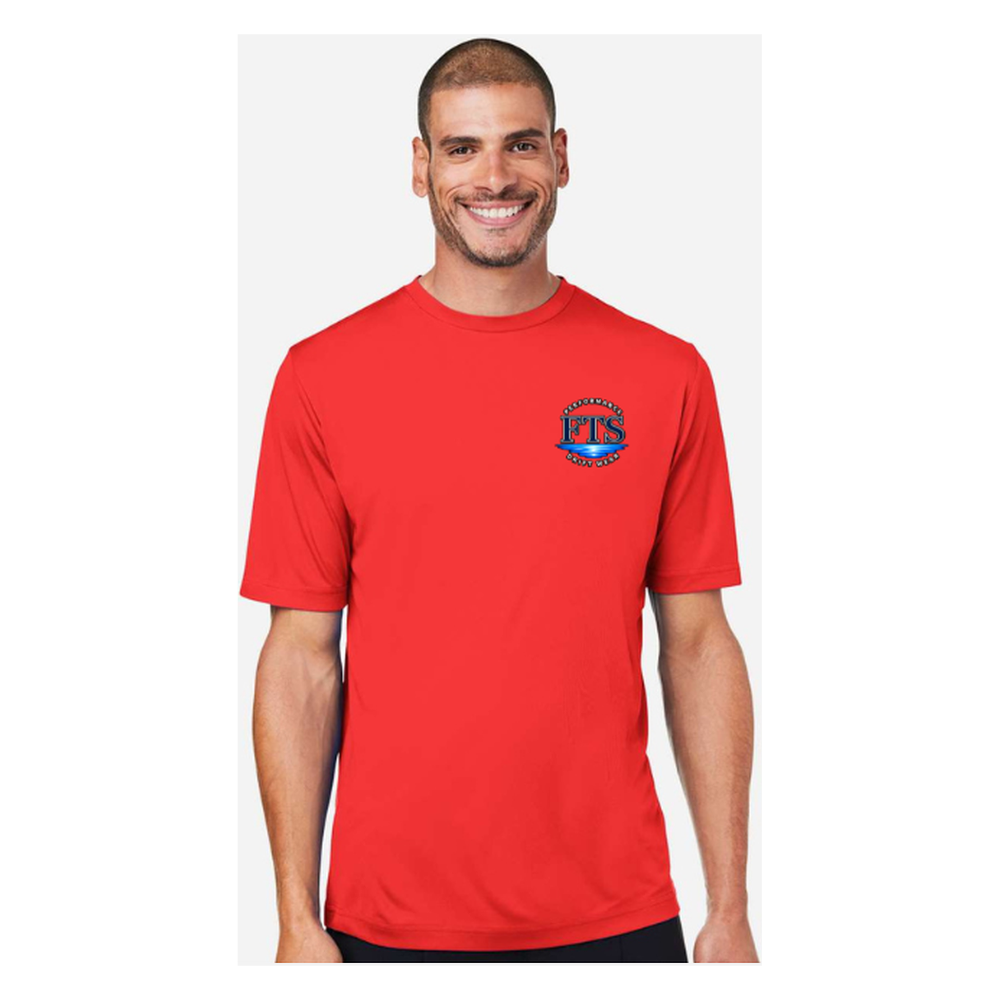 Florida Fisherman – Men's Short Sleeve - Classic Red - Front