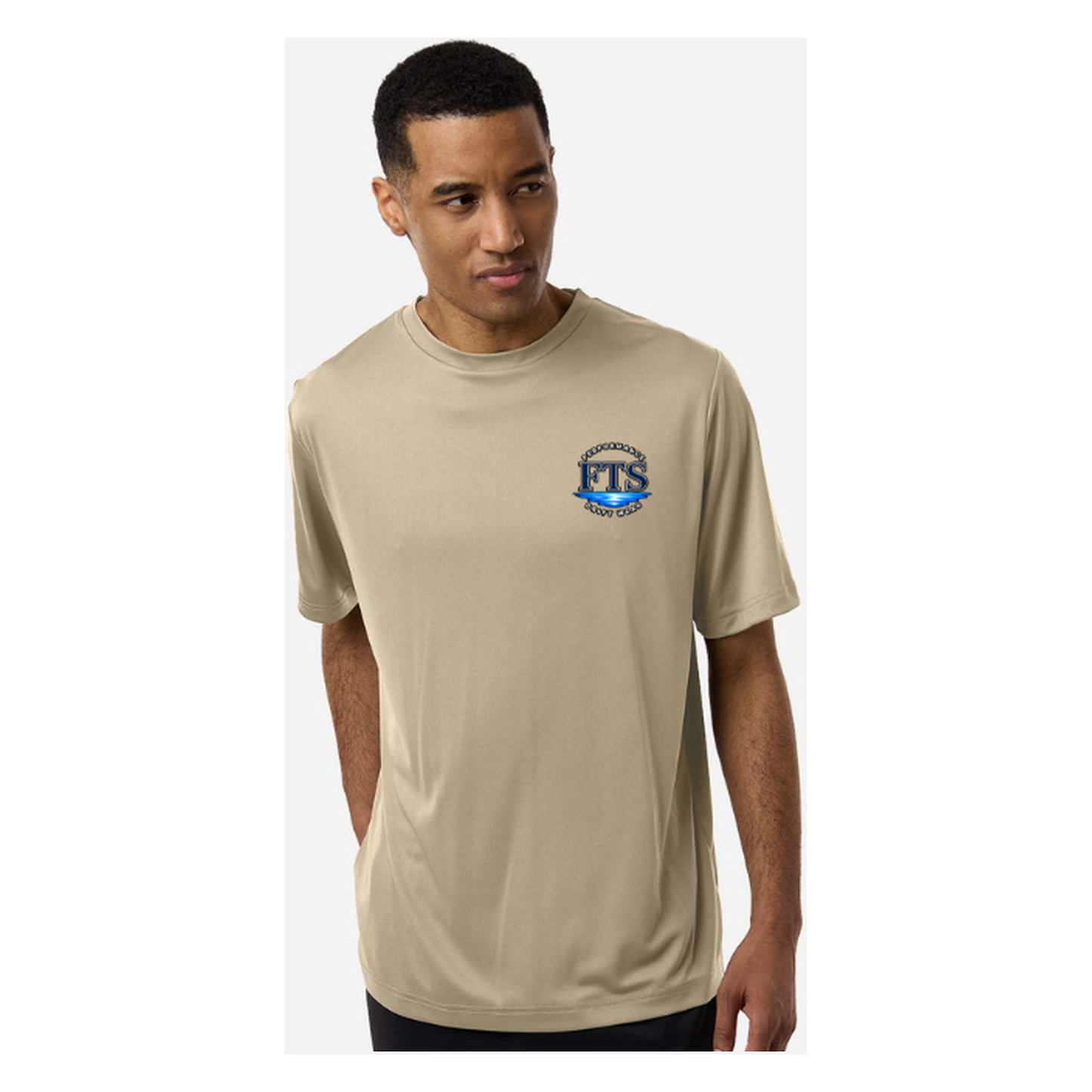 Florida Fisherman – Men's Short Sleeve - Desert Kahki - Front
