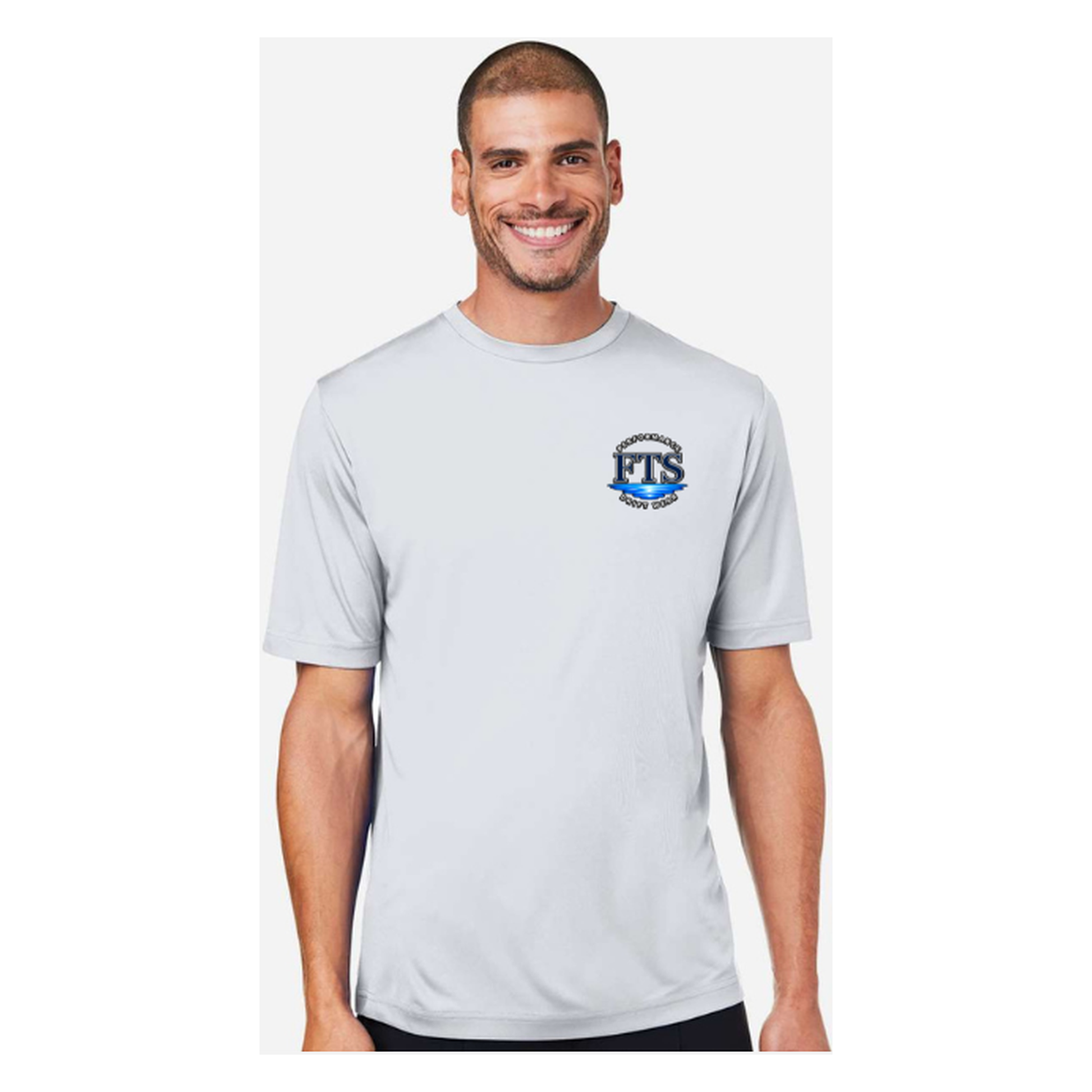 Florida Fisherman – Men's Short Sleeve - Platinum - Front