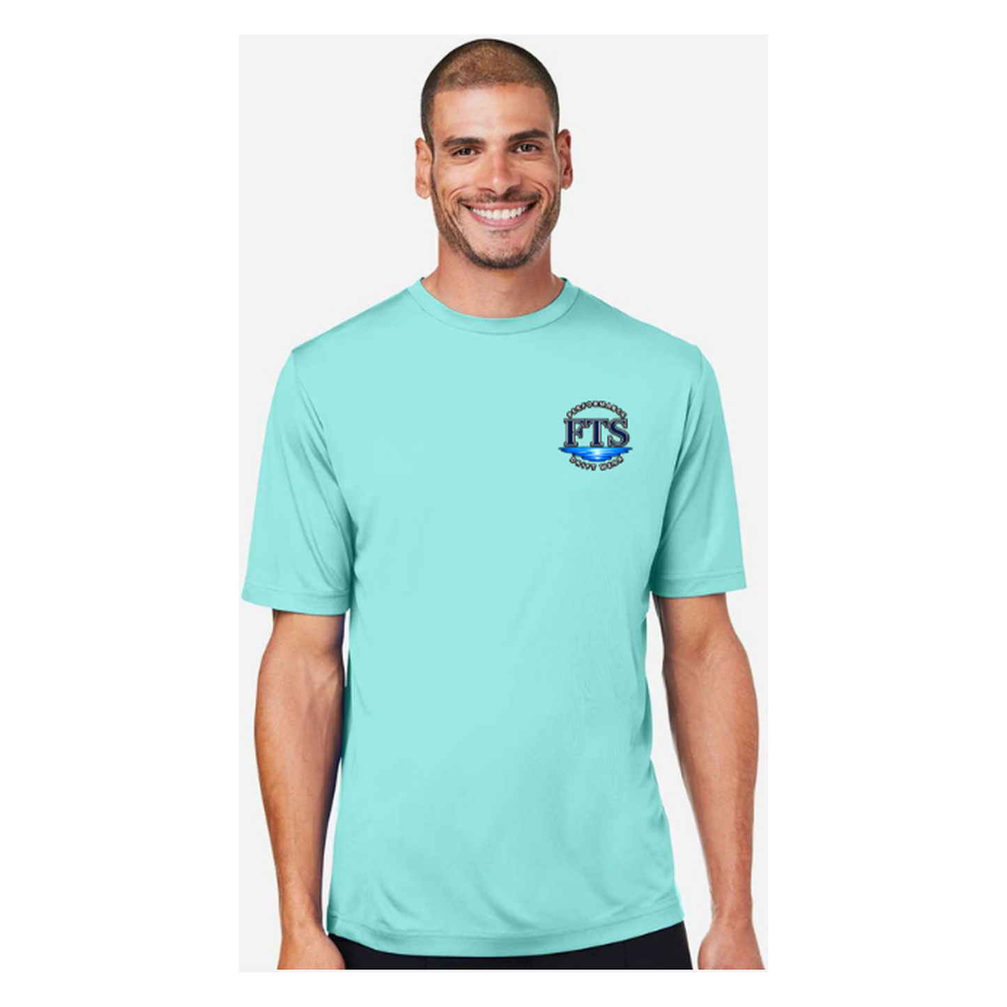 Florida Fisherman – Men's Short Sleeve - Sea Glass - Front