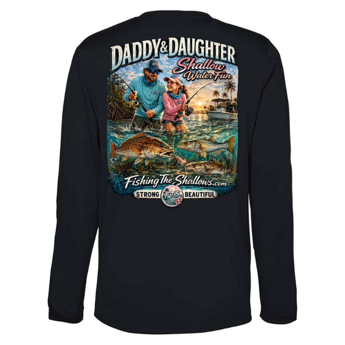 FTS YG REPL 2026-10-06 | daddy-daughter-girls-ls | BACK | Black - back view