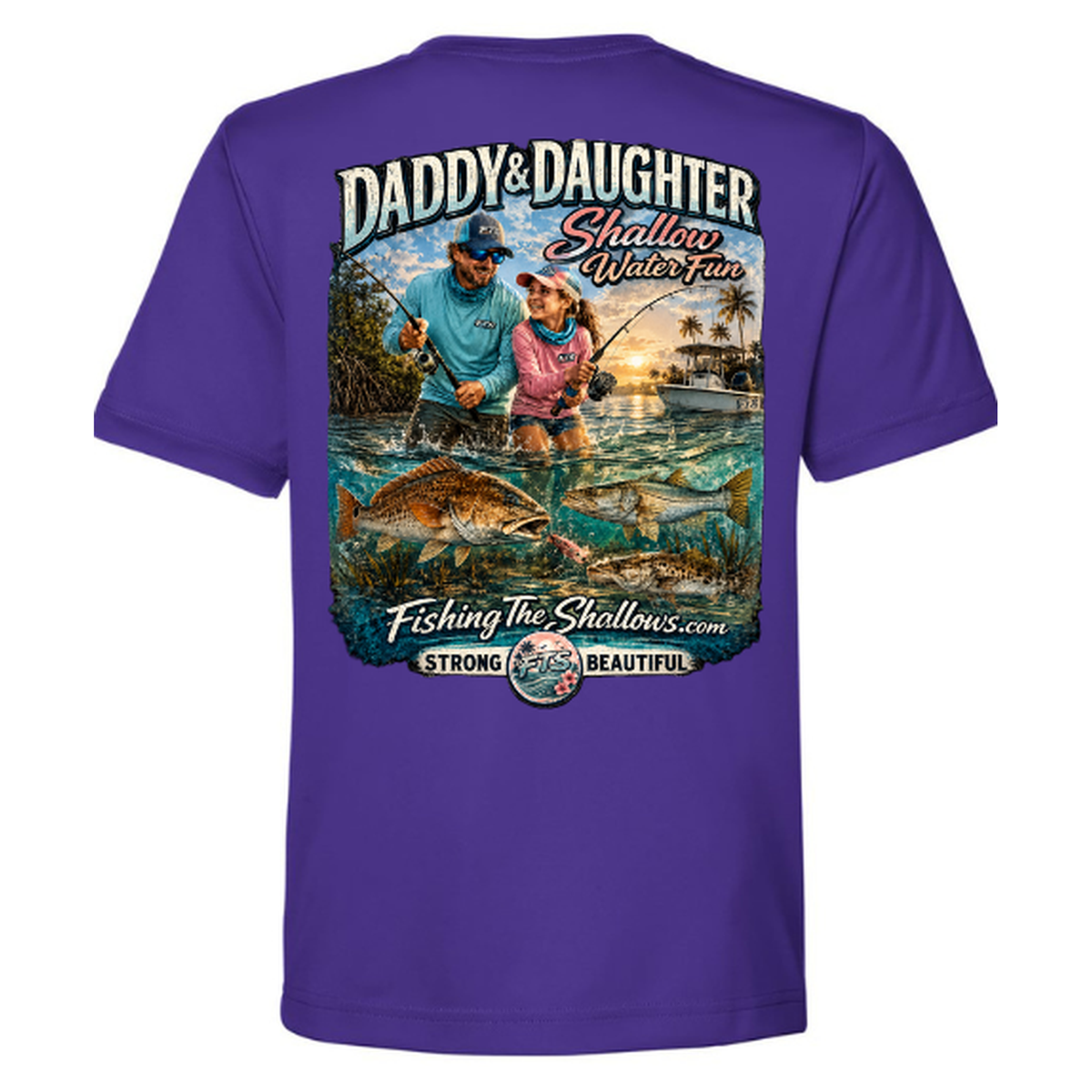 FTS YG REPL 2026-10-06 | daddy-daughter-girls-ss | BACK | Campus Purple - back view
