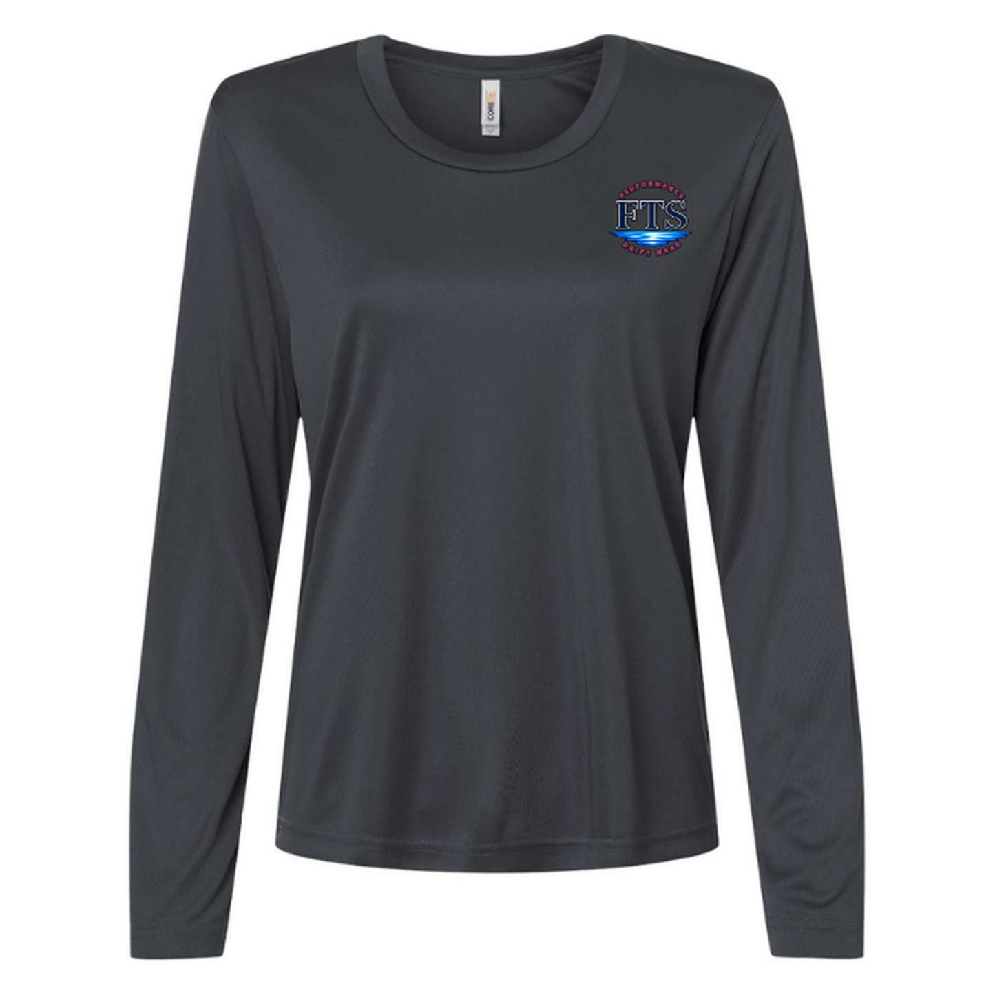 I Bait – Women's Long Sleeve - Carbon - Front