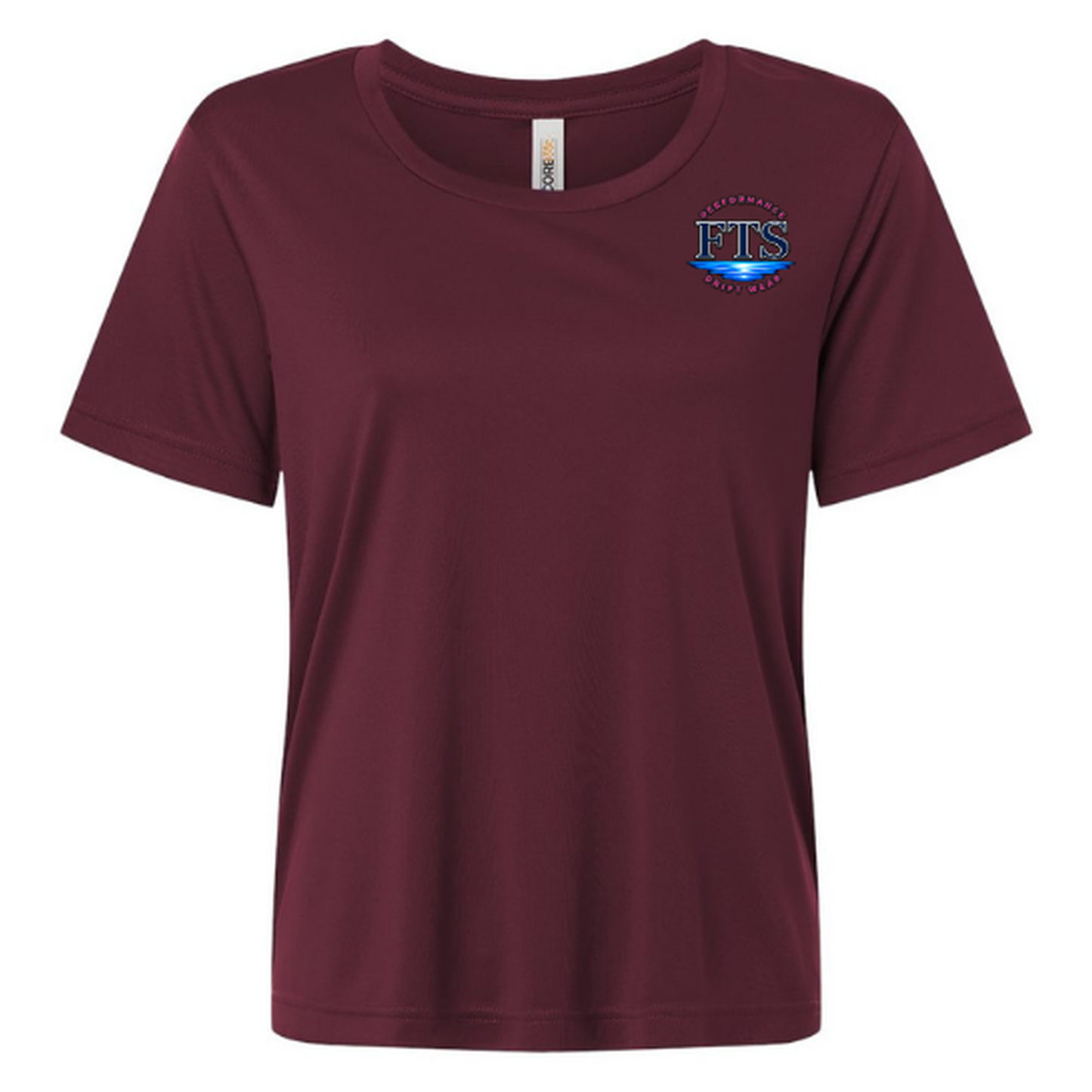 I Bait – Women's Short Sleeve - Burgundy - Front