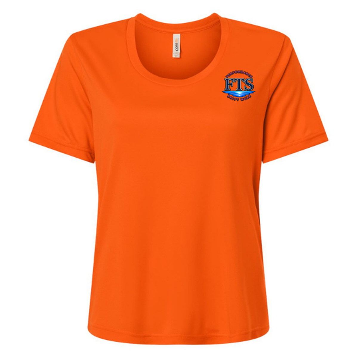 FTS New Girl – Women's Short Sleeve - Campus Orange - Front