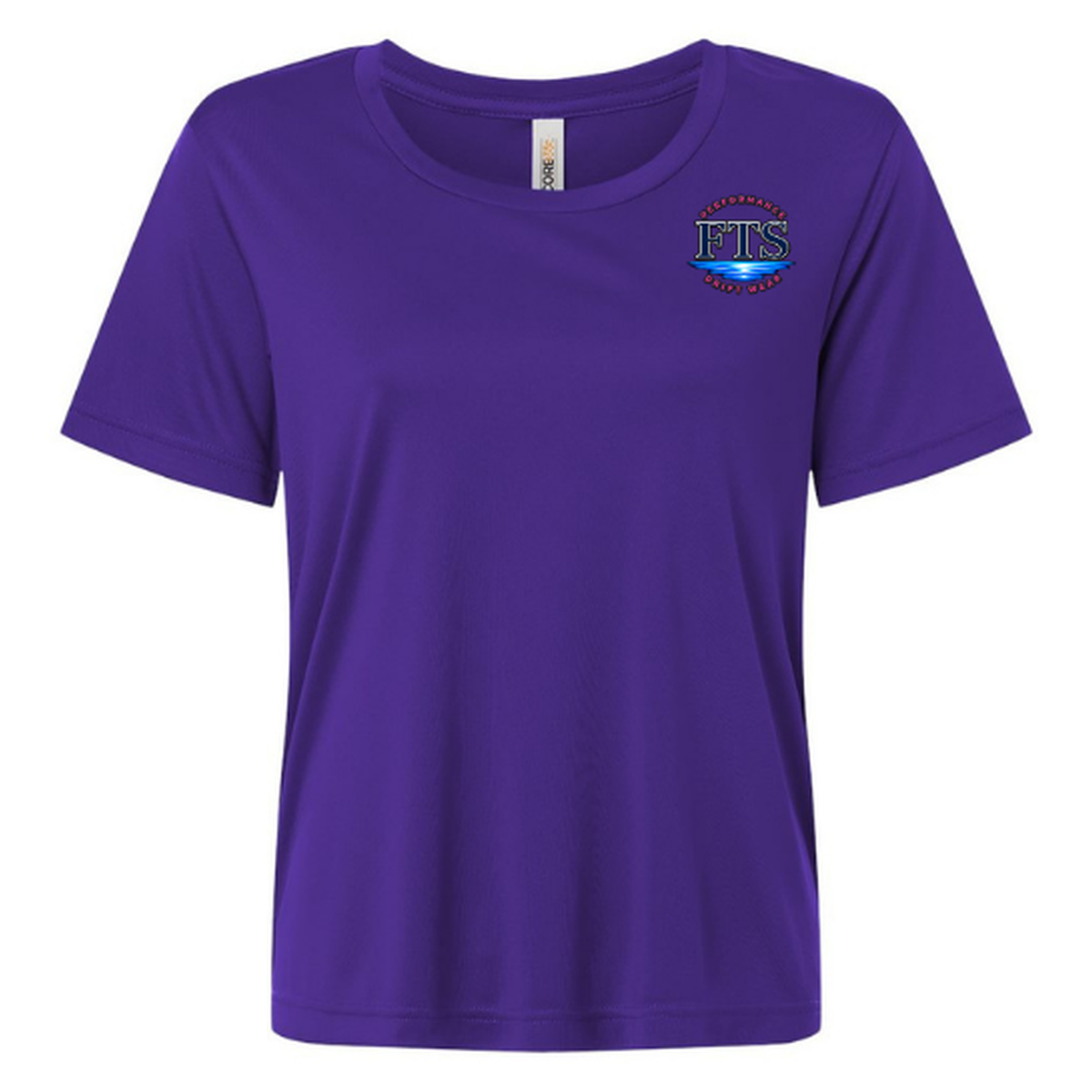 I Bait – Women's Short Sleeve - Campus Purple - Front