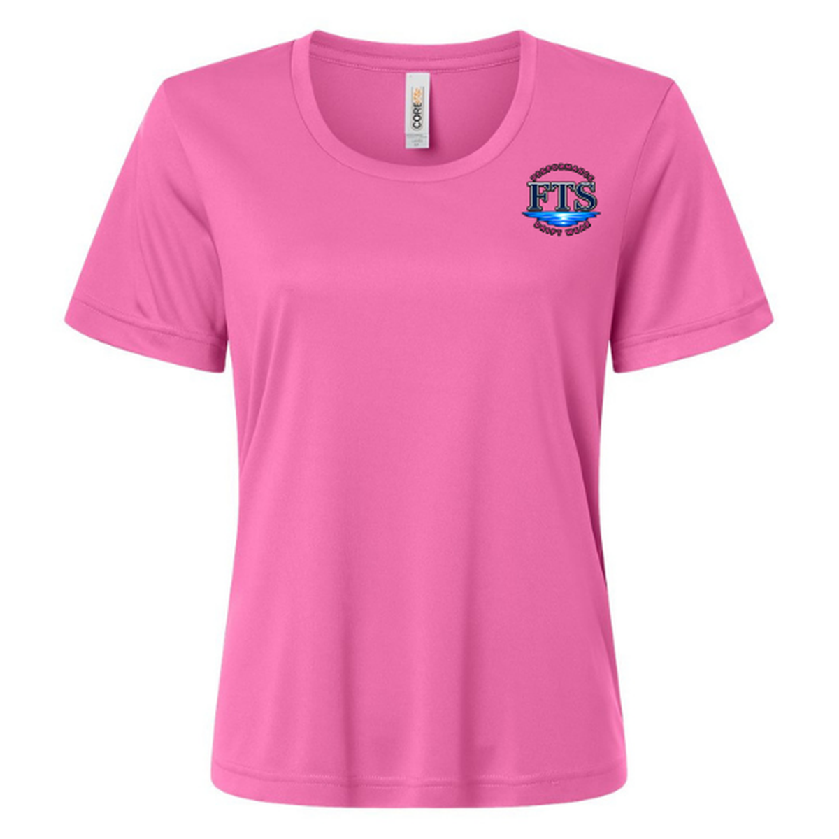 FTS New Girl – Women's Short Sleeve - Charity Pink - Front