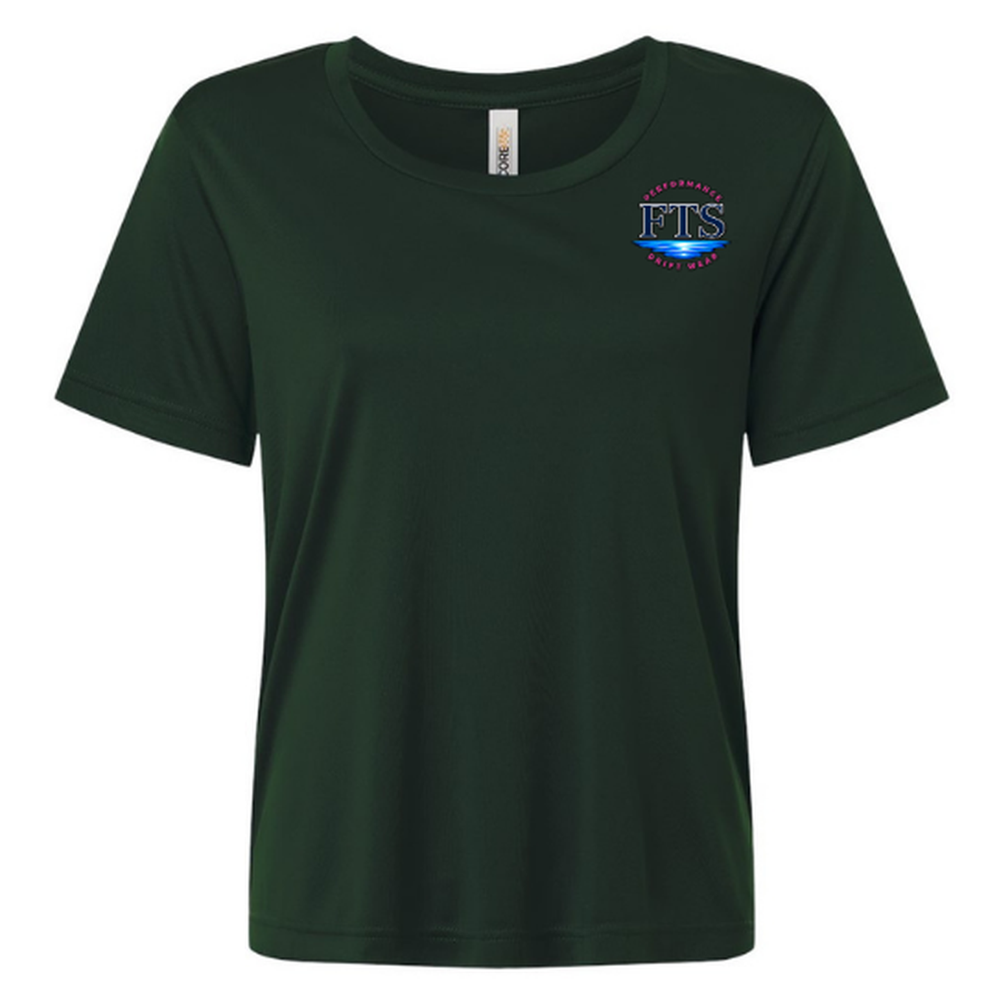 Reel Addict Pink – Women's Short Sleeve - Forest - Front