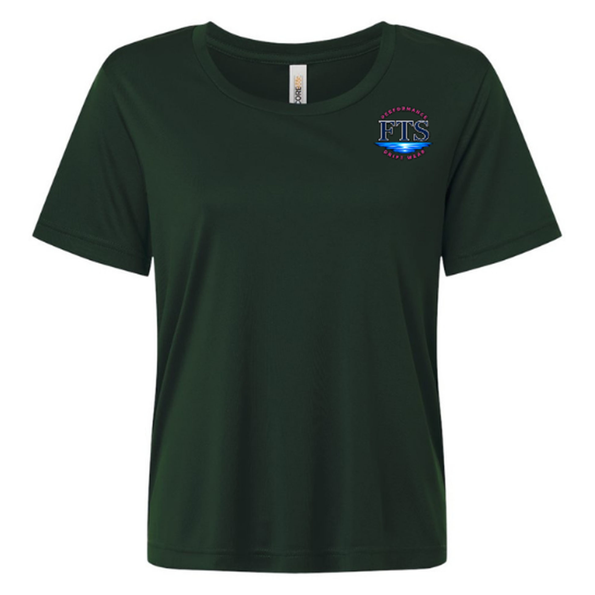 Reel Addict Pink – Women's Short Sleeve - Forest - Front