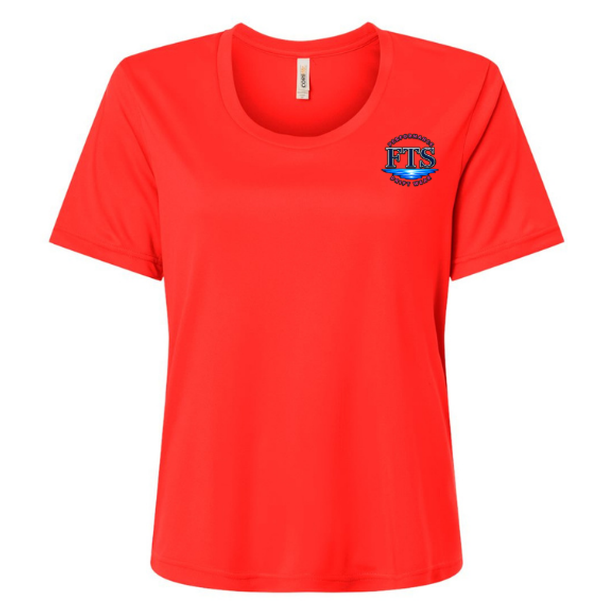 I Bait – Women's Short Sleeve - Marina Red - Front