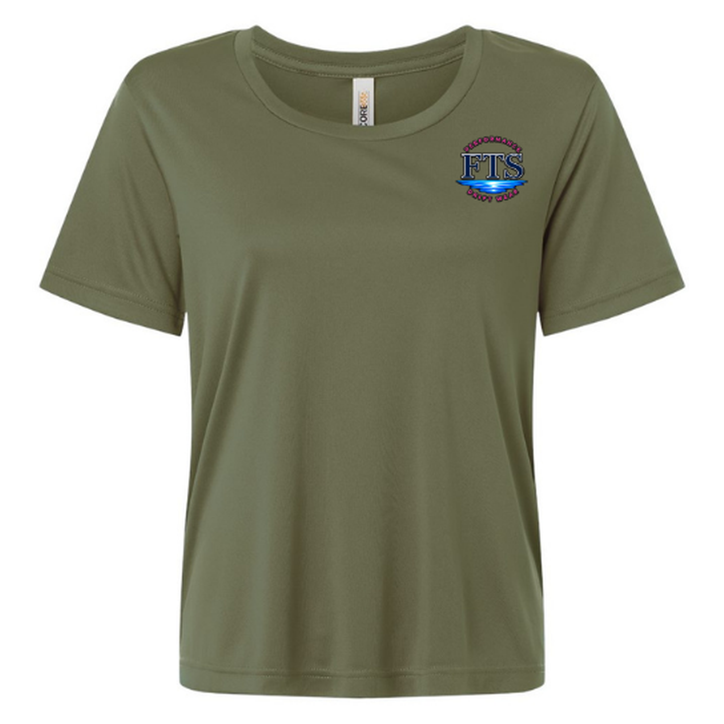 FTS New Girl – Women's Short Sleeve - Military Green - Front