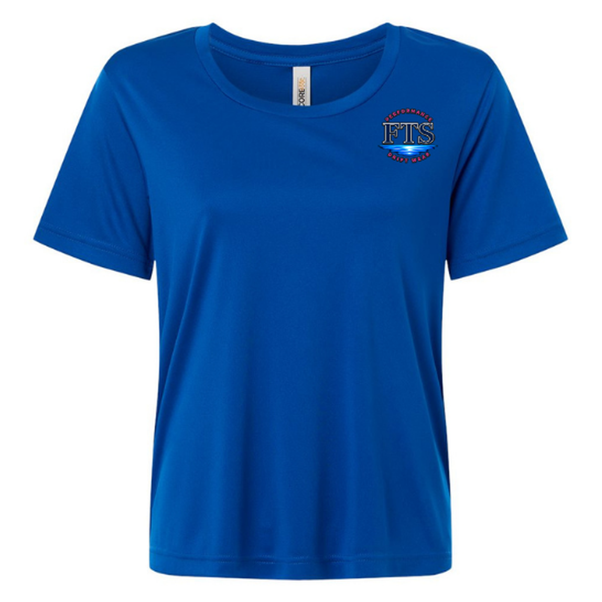 Reel Addict Pink – Women's Short Sleeve - True Royal - Front