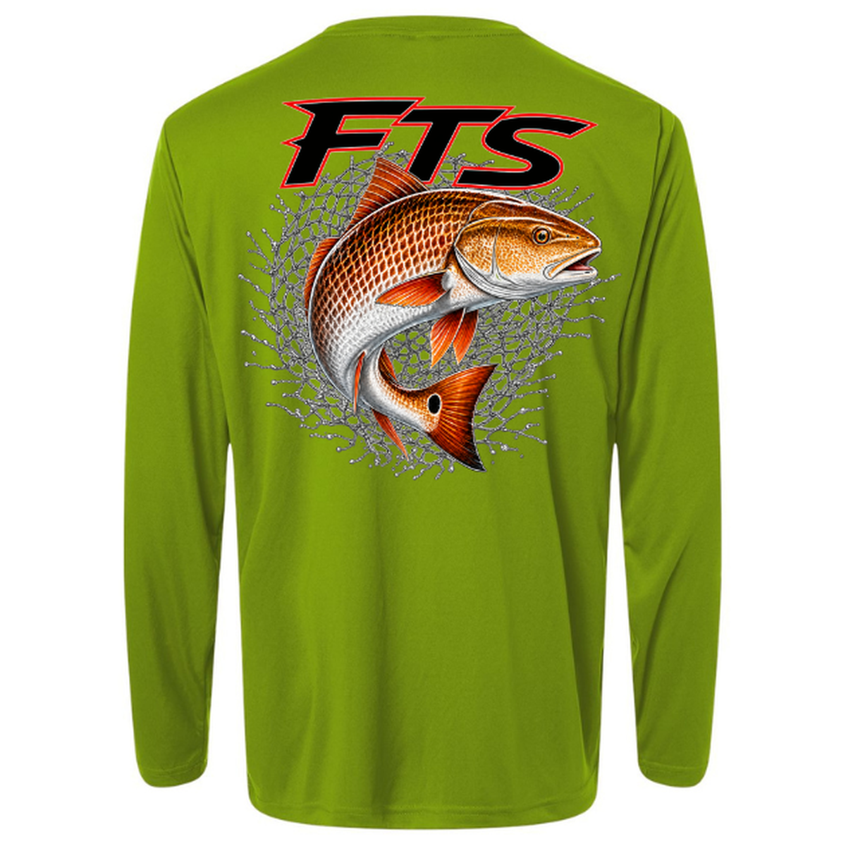 FTS Net Red – Men's Long Sleeve
