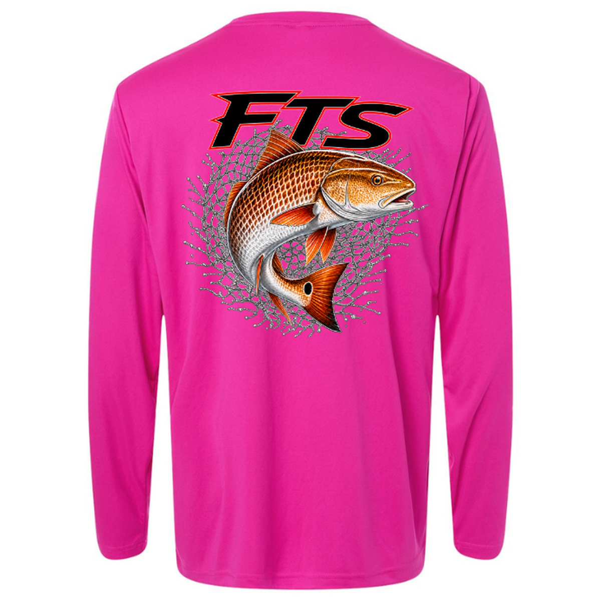 FTS Net Red – Men's Long Sleeve
