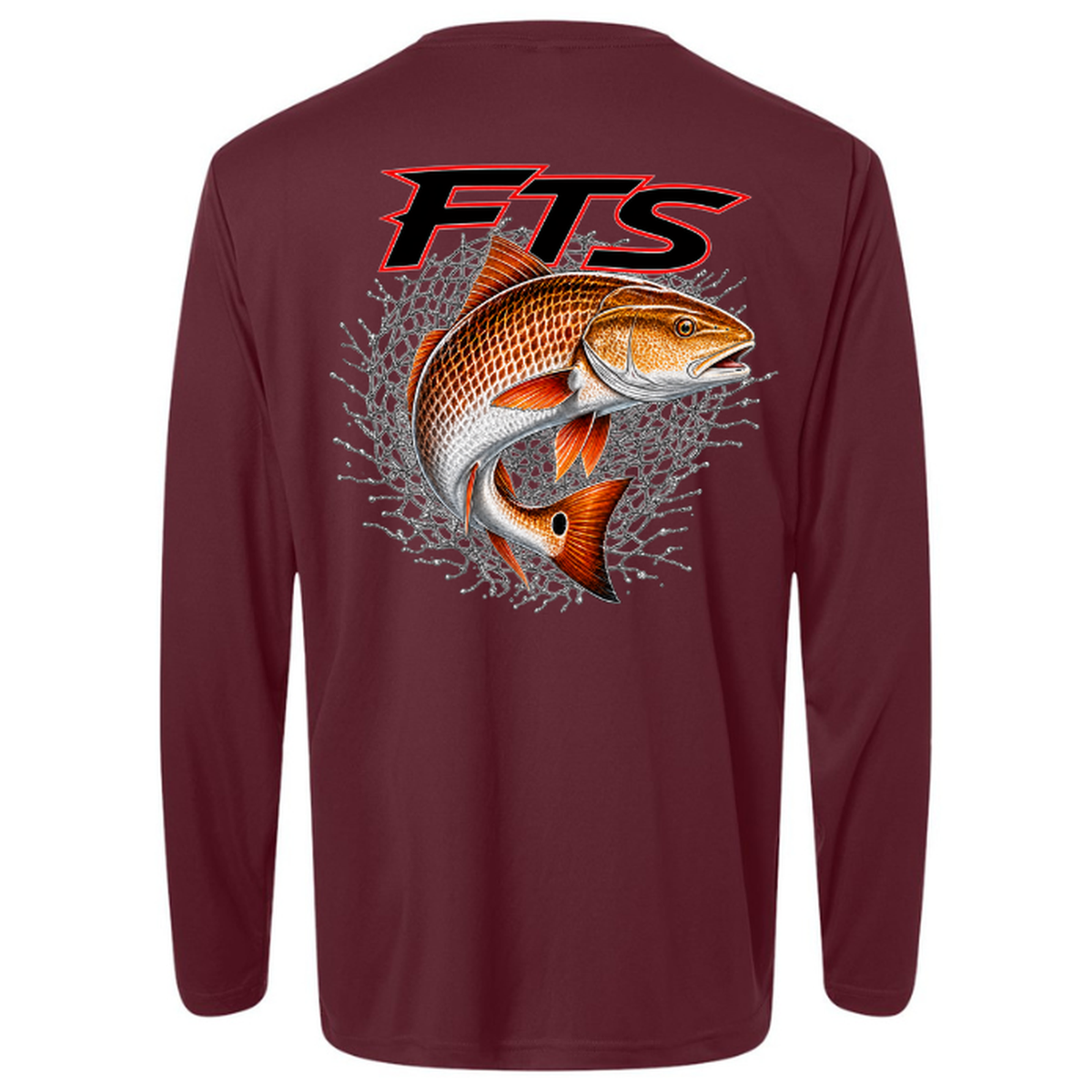 FTS Net Red – Men's Long Sleeve