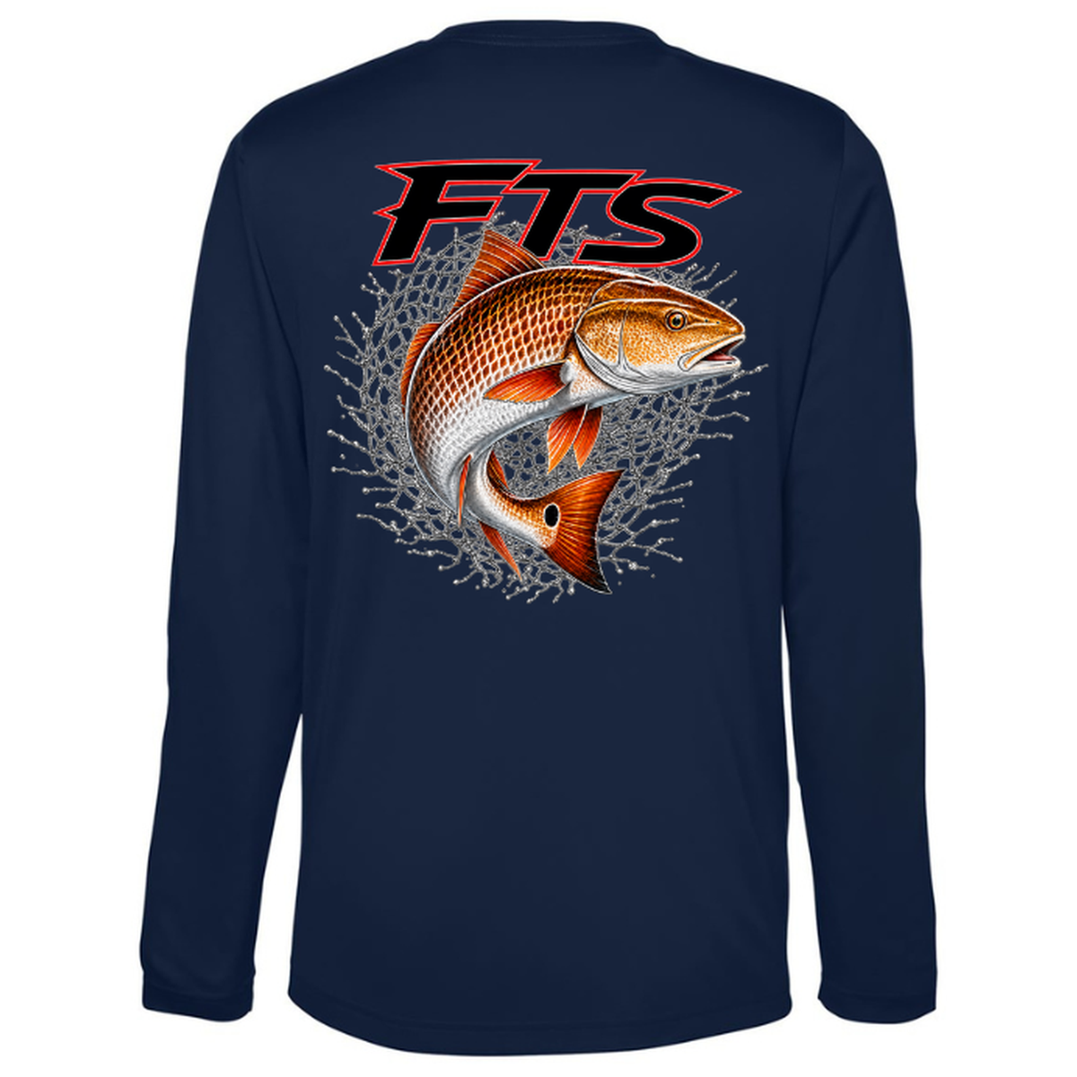 FTS Net Red – Men's Long Sleeve