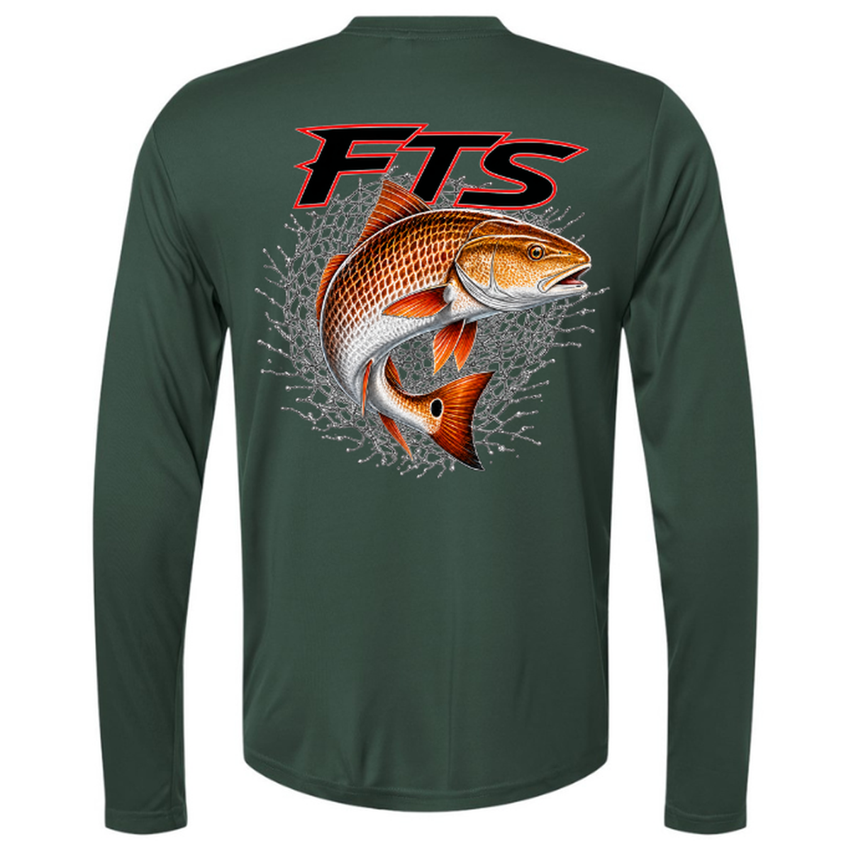 FTS Net Red – Men's Long Sleeve