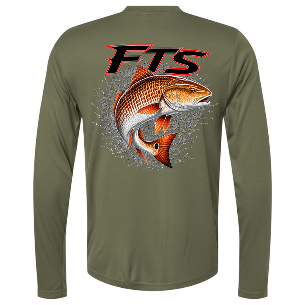 FTS Net Red – Men's Long Sleeve