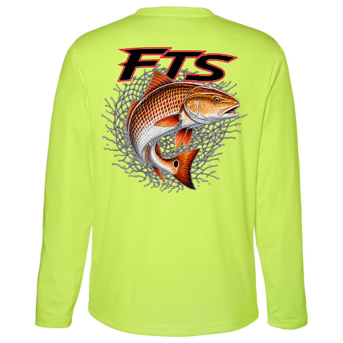 FTS Net Red – Men's Long Sleeve