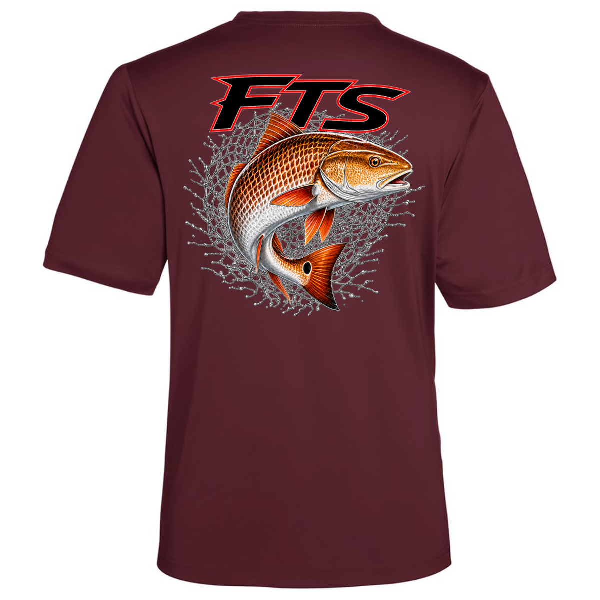 FTS Net Red – Men's Short Sleeve