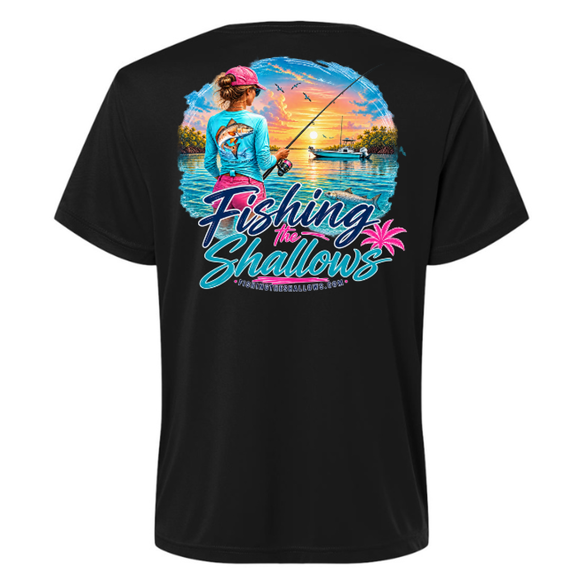 FTS New Girl – Women's Short Sleeve - Black - Back