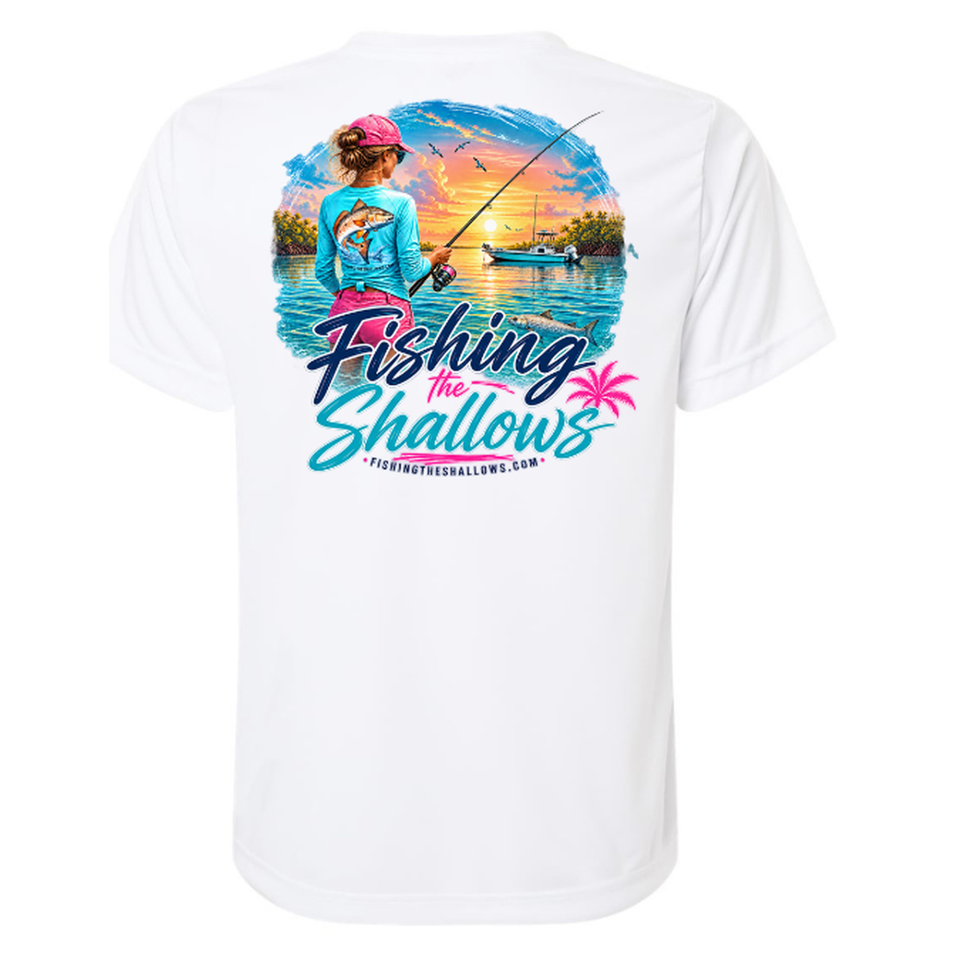 FTS New Girl – Women's Short Sleeve - White - Back