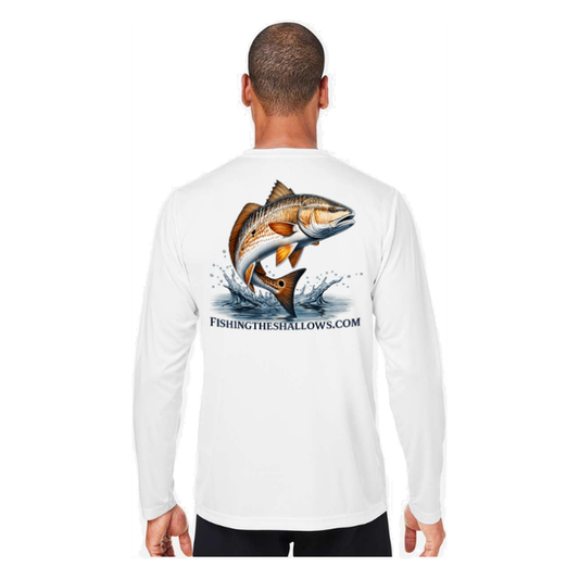 Redfish Art – Men's Long Sleeve — back