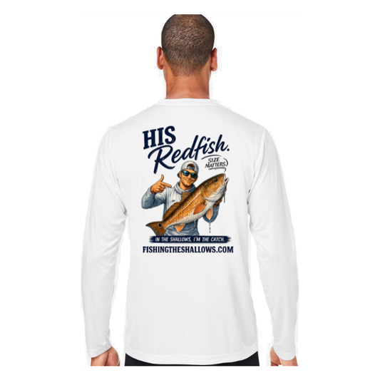 His Redfish – Men's Long Sleeve — back
