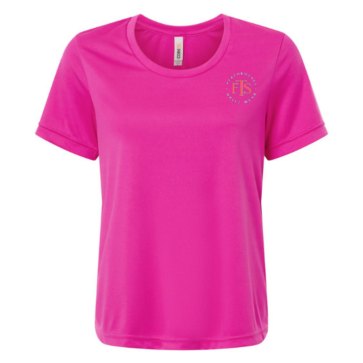 Saltwater Sweetheart SS in Bright Magenta, front view - womens short sleeve performance fishing shirt by Fishing The Shallows