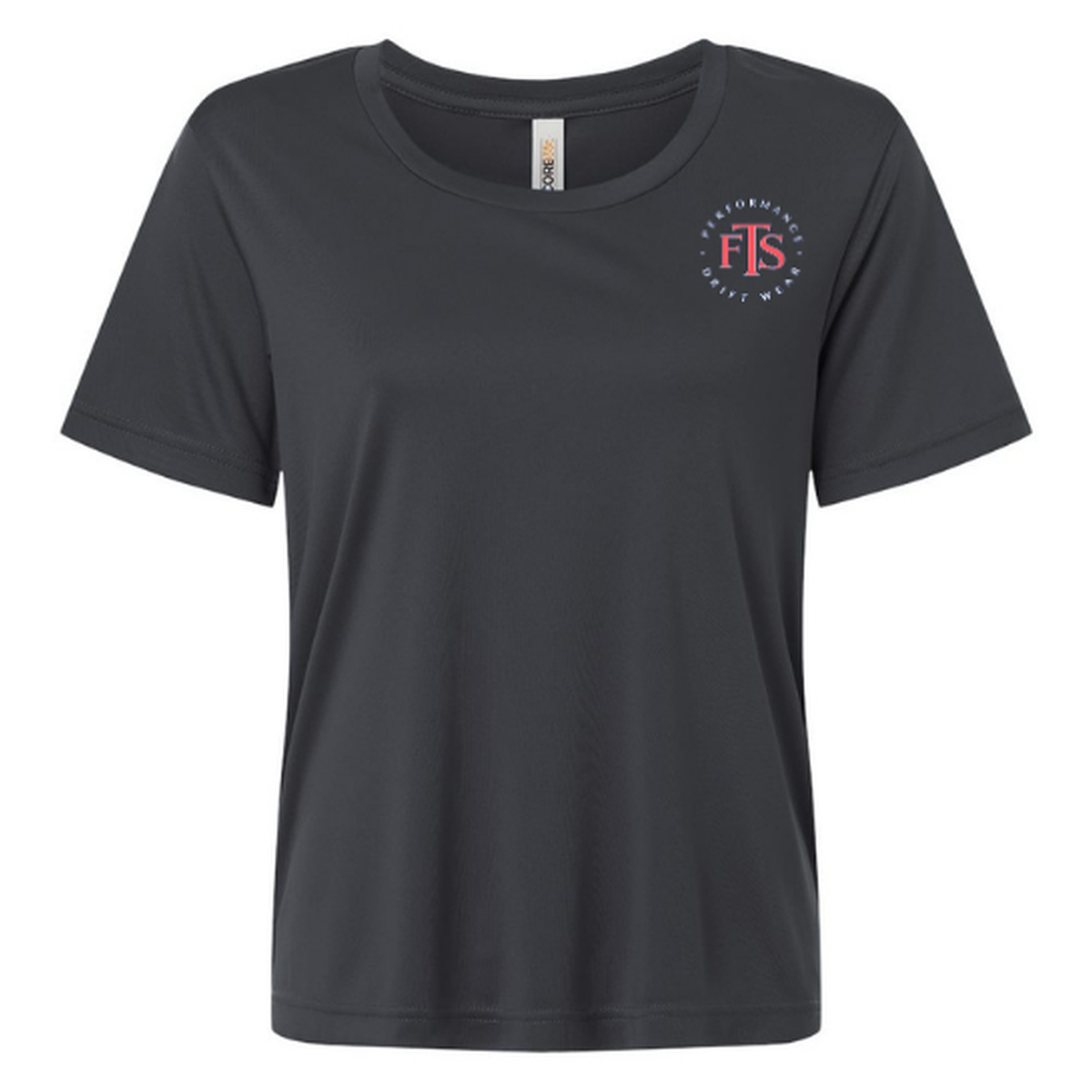 Saltwater Sweetheart SS in Carbon, front view - womens short sleeve performance fishing shirt by Fishing The Shallows