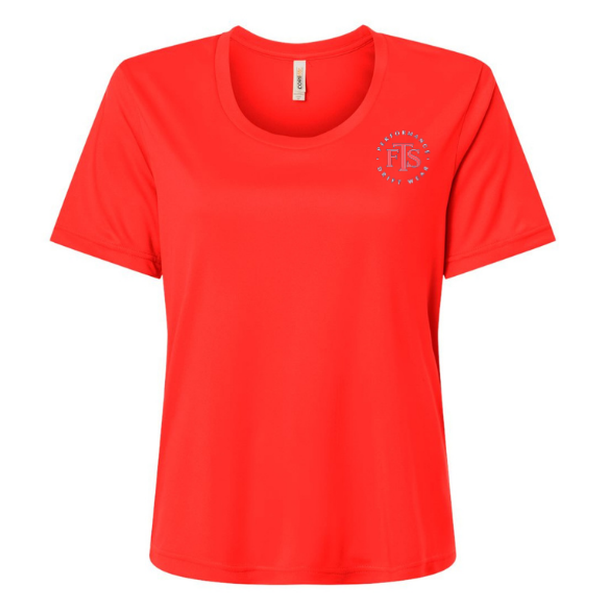 Saltwater Sweetheart SS in Marina Red, front view - womens short sleeve performance fishing shirt by Fishing The Shallows