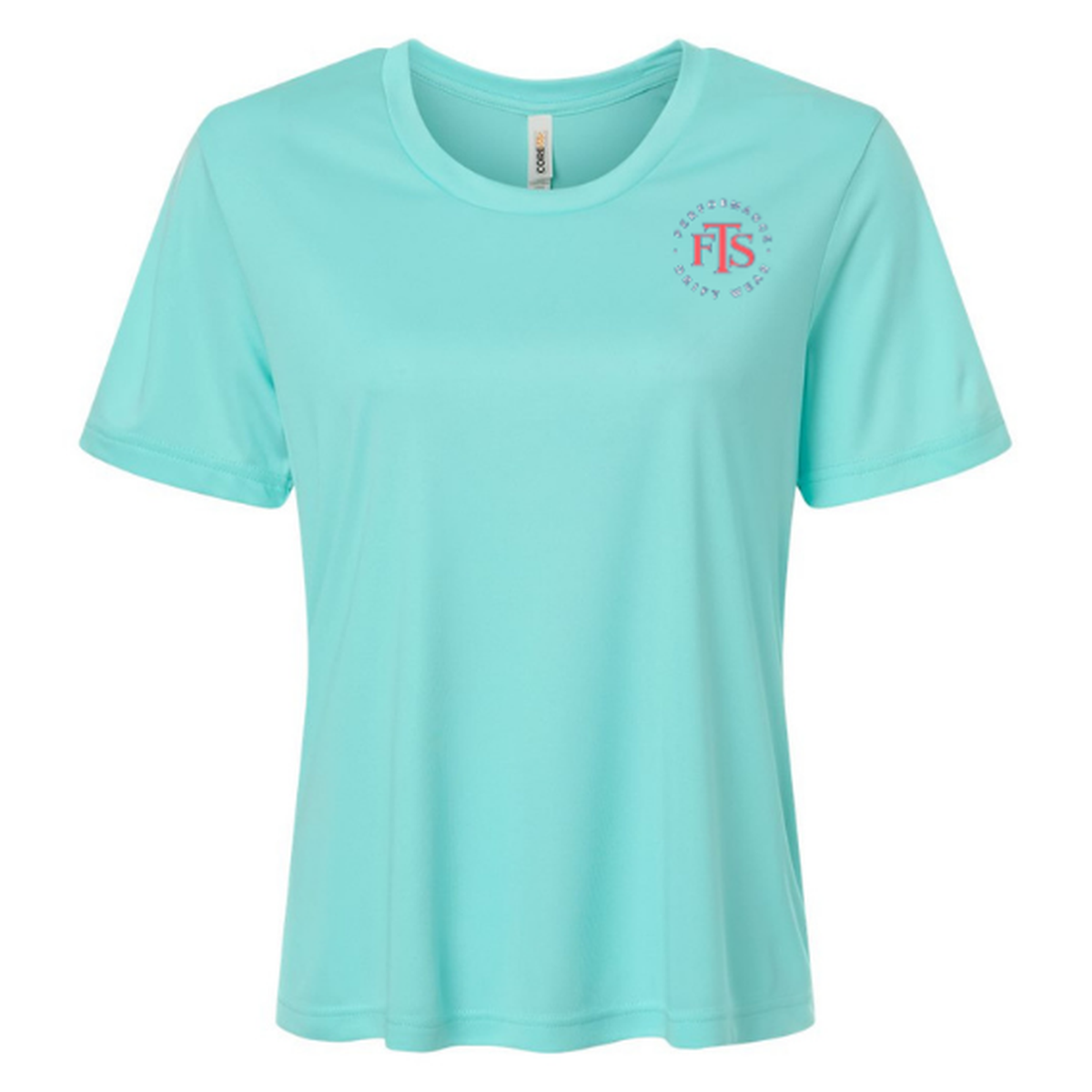 Saltwater Sweetheart SS in Sea Glass, front view - womens short sleeve performance fishing shirt by Fishing The Shallows