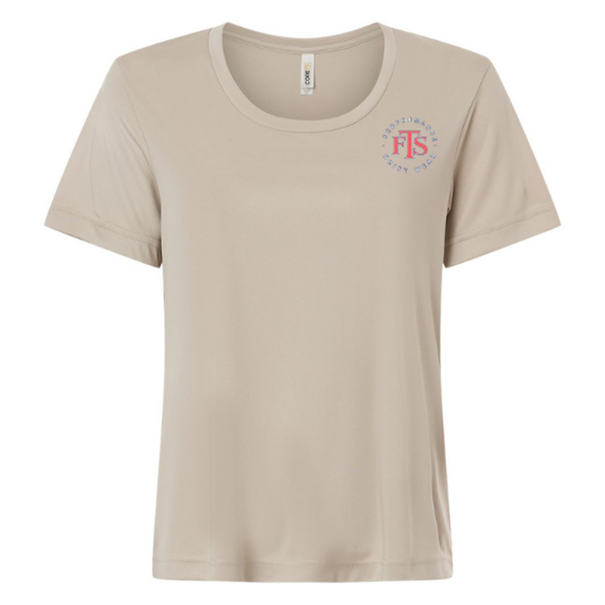 Saltwater Sweetheart SS in Stone, front view - womens short sleeve performance fishing shirt by Fishing The Shallows