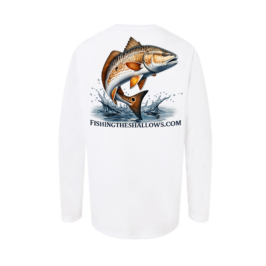 Redfish Art 2 – Youth Long Sleeve — back