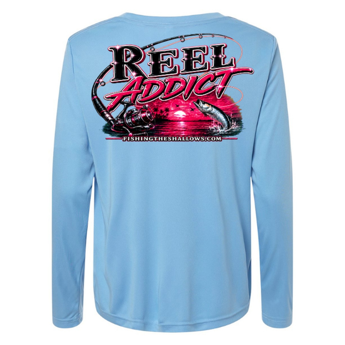 Reel Addict Pink – Women's Long Sleeve