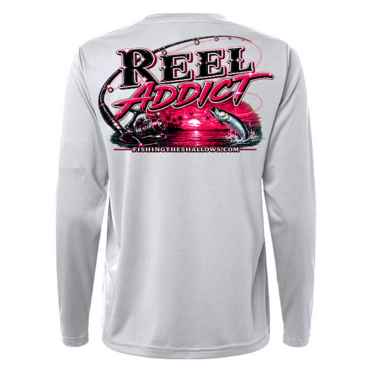 Reel Addict Pink – Women's Long Sleeve