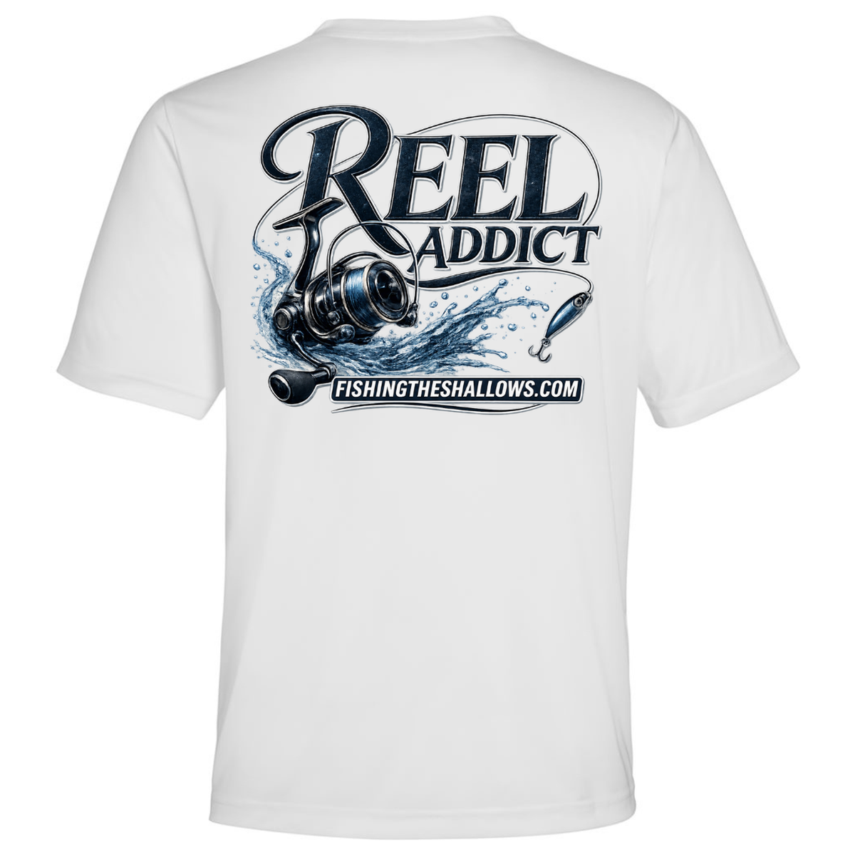 Reel Addict – Men's Short Sleeve - back view