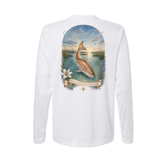 Diving Redfish – Women's Long Sleeve — back