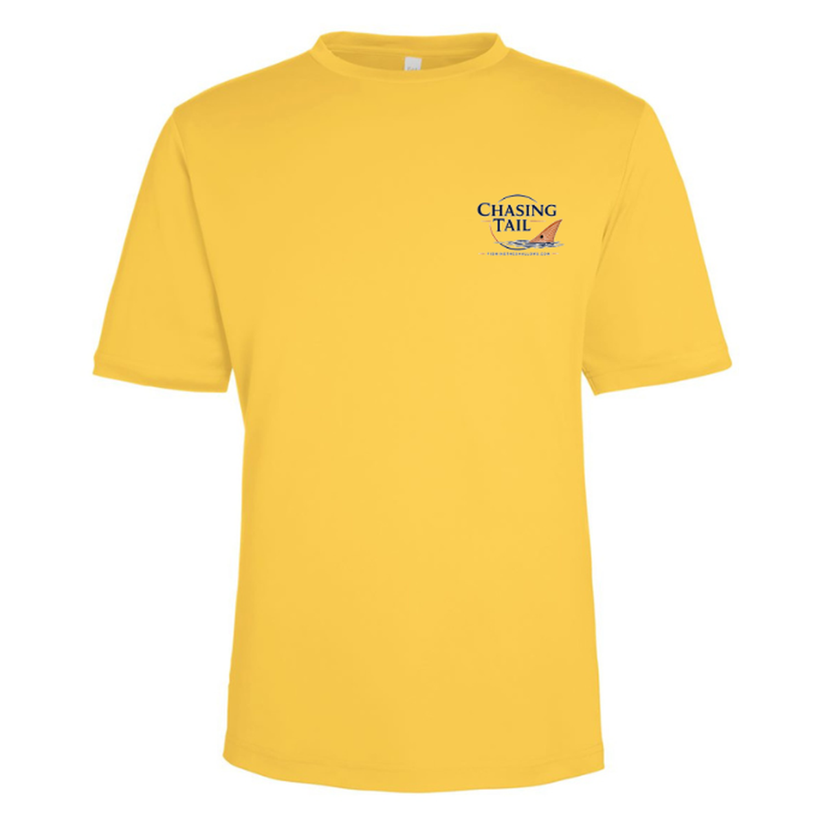 Born To Chase – Men's Short Sleeve — Campus Gold — Front