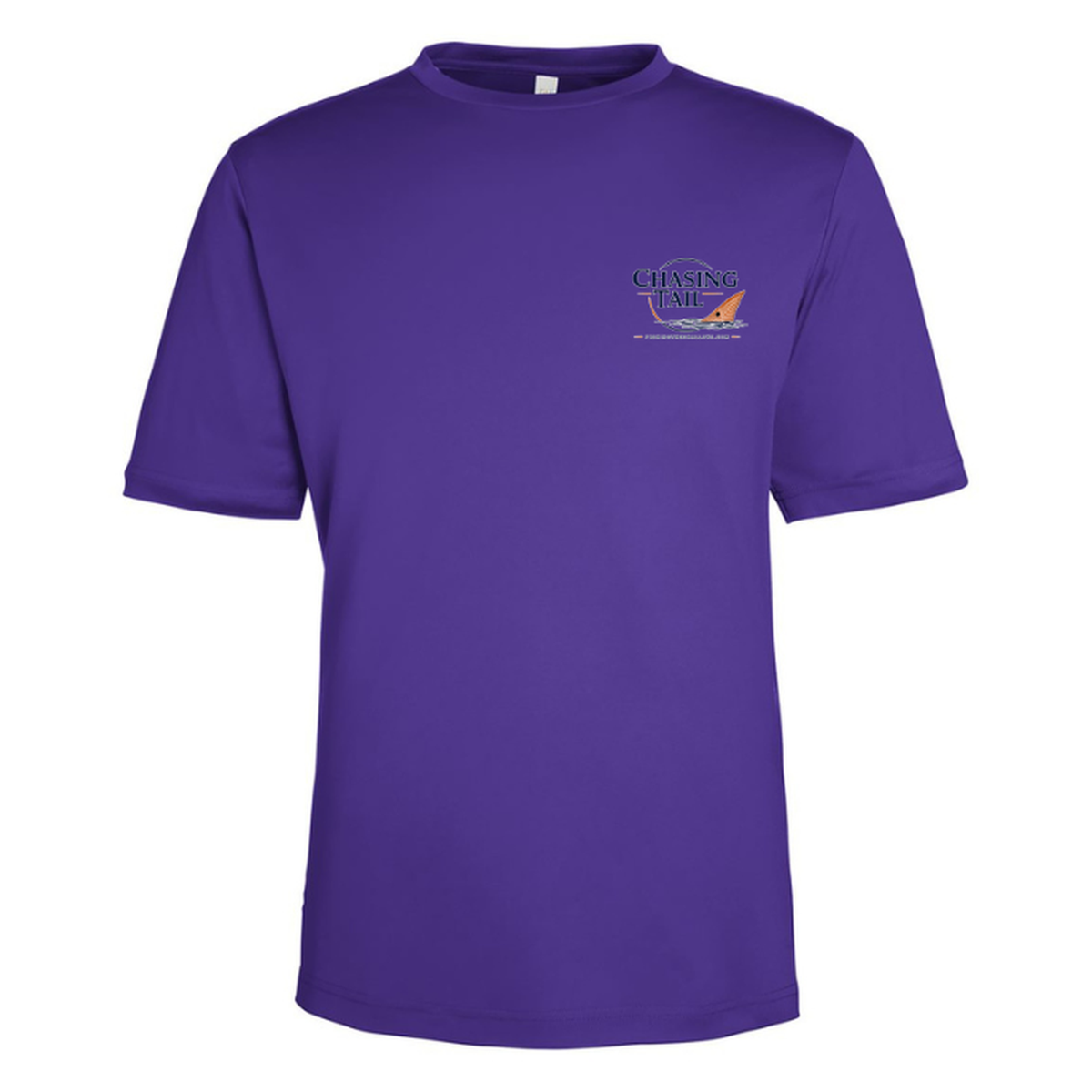 Born To Chase – Men's Short Sleeve — Campus Purple — Front