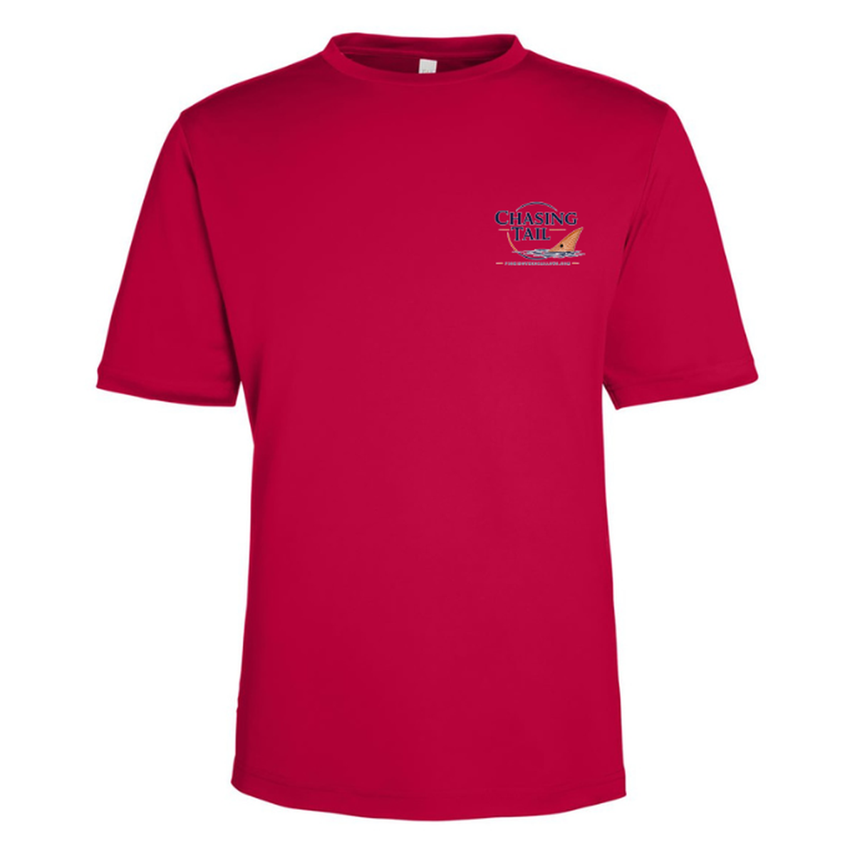 Born To Chase – Men's Short Sleeve — Classic Red — Front