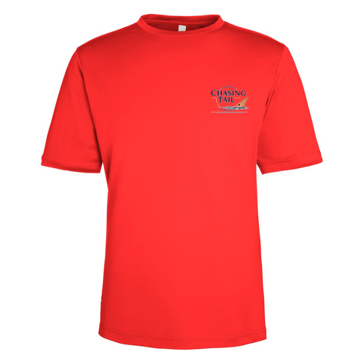 Born To Chase – Men's Short Sleeve — Marina Red — Front