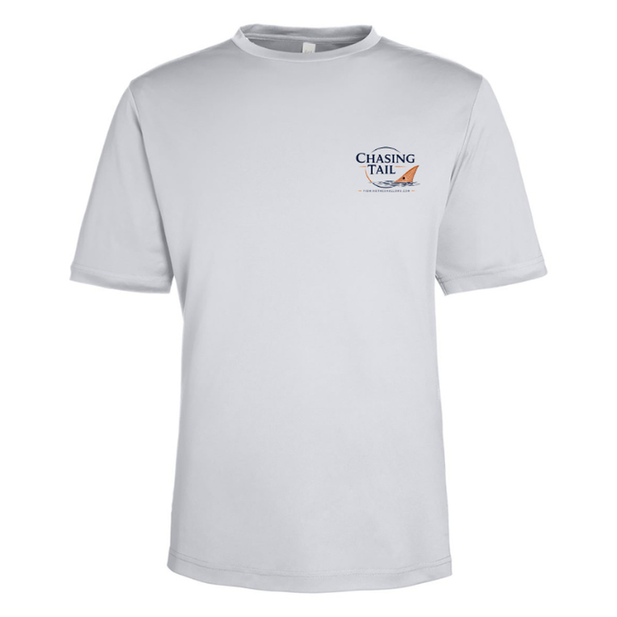Born To Chase – Men's Short Sleeve — Platinum — Front